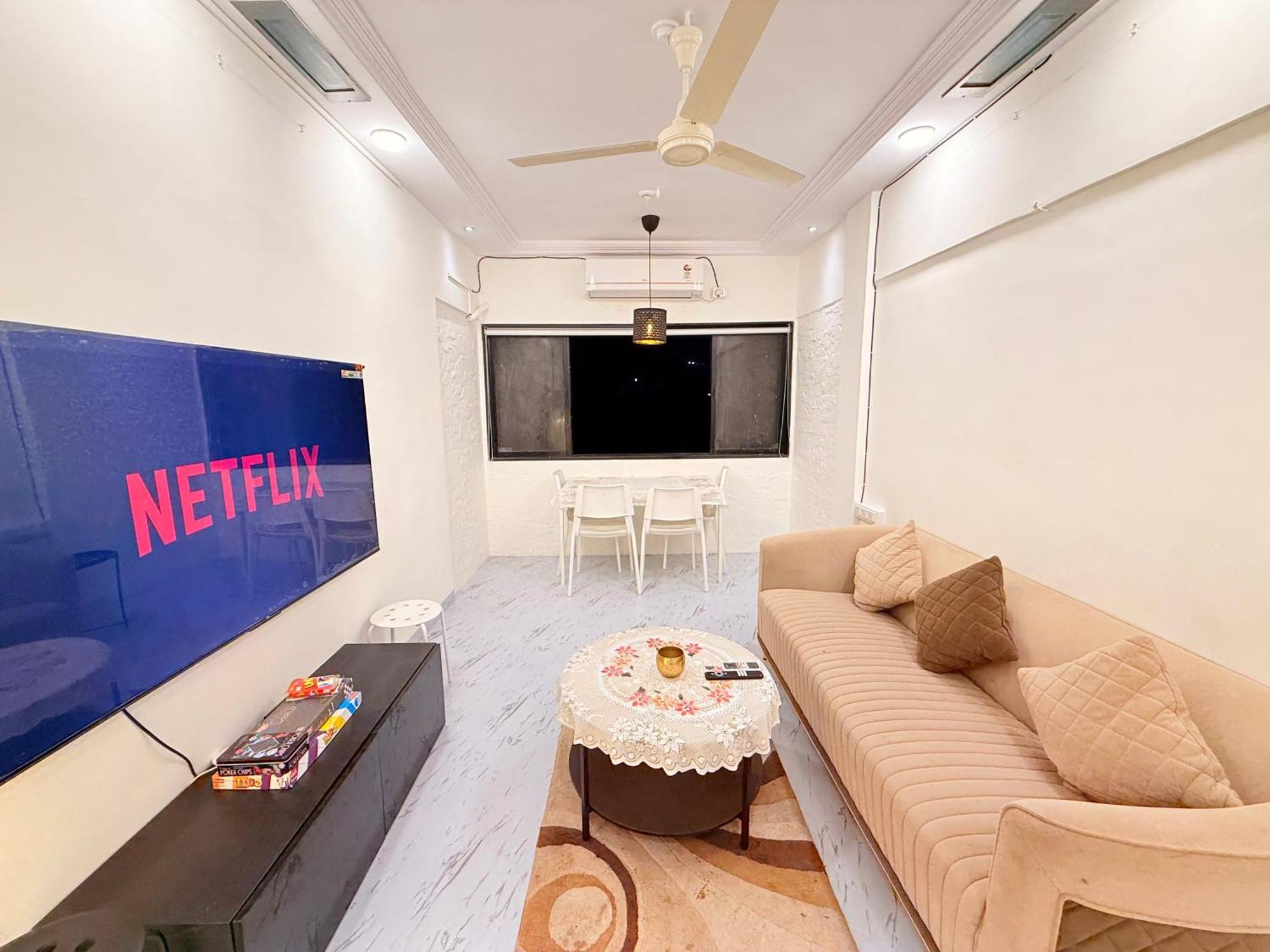 Elite Suite 1 - 65'TV, Netflix&Chill, Luxury 2BHK Mumbai Exterior photo